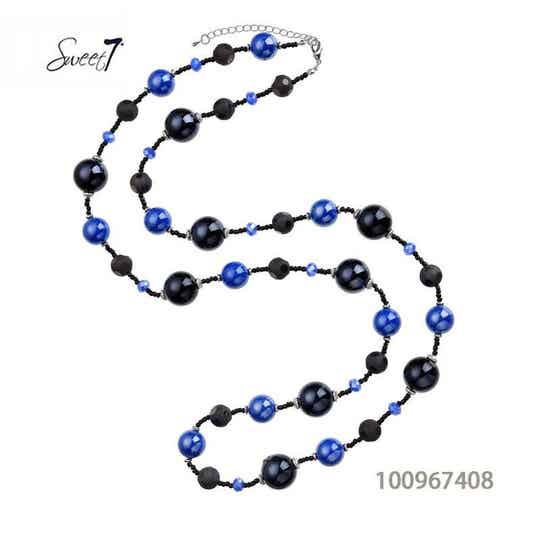 Kralenketting Rood / Blauw