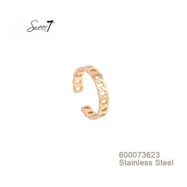 🔗 Schakelring Goud/ Zilver