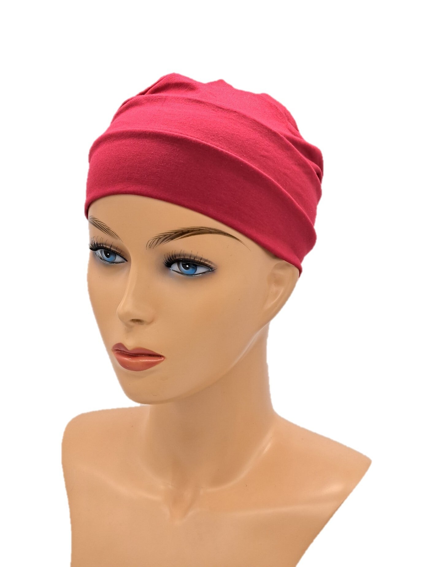 Chemo mutsje Linde - Rood