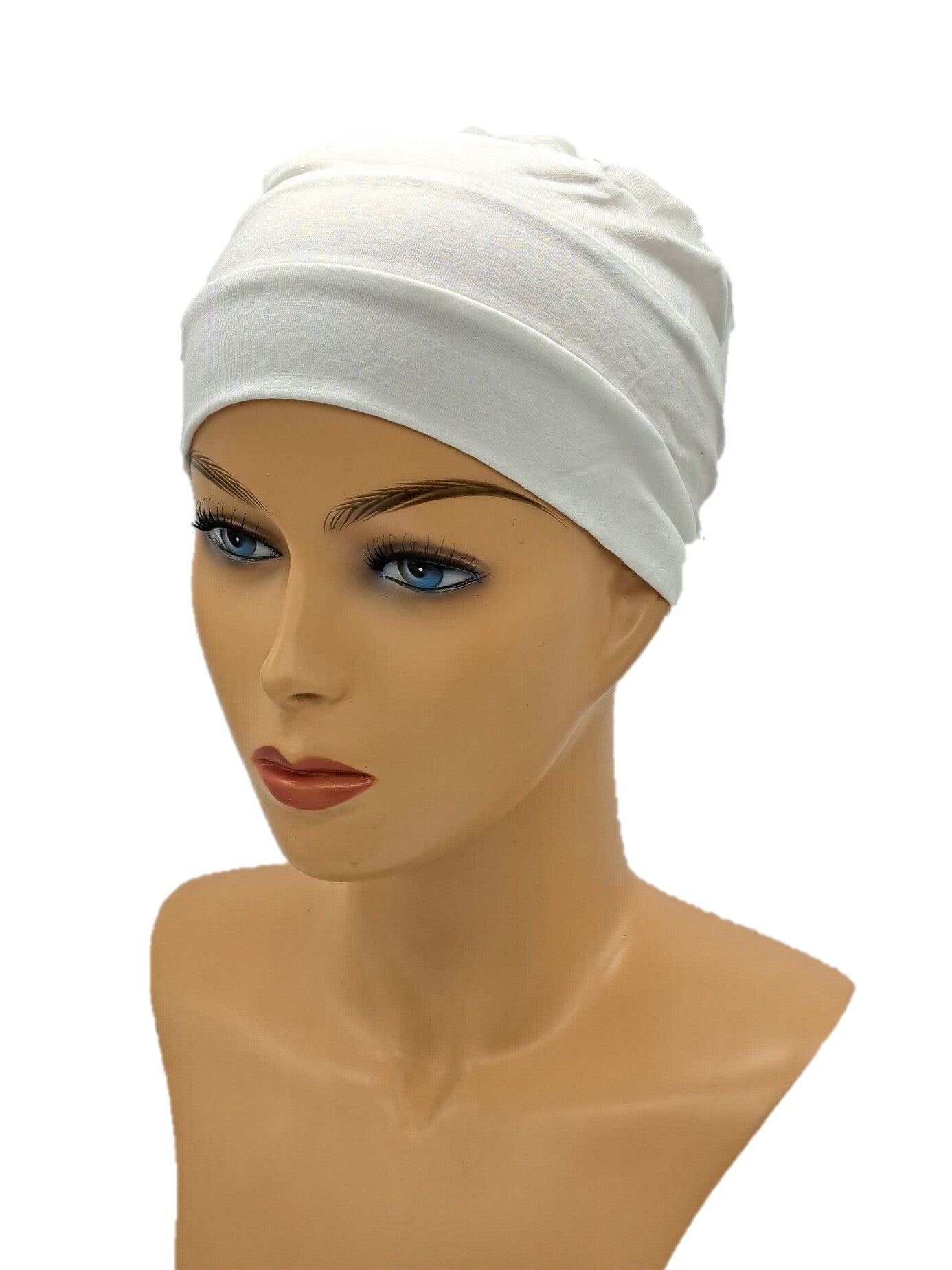 Chemo mutsje Linde - Wit