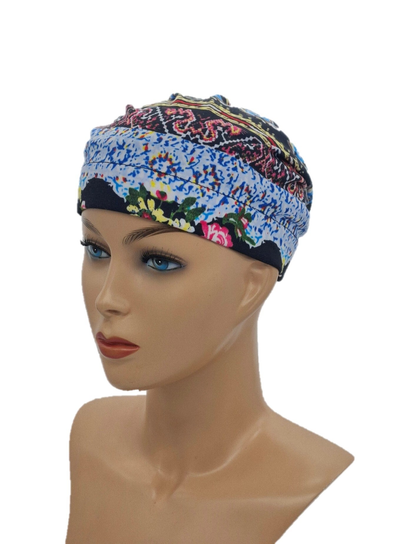 Chemo mutsje Athena - Midnight Mosaic