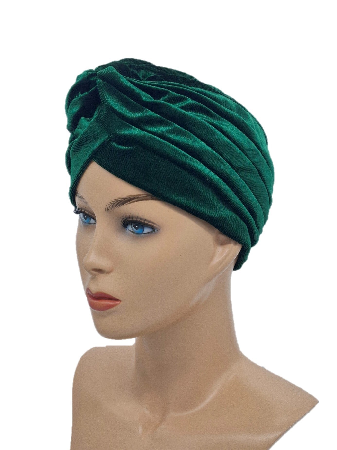 Chemo mutsje Rosa - Satijn Groen