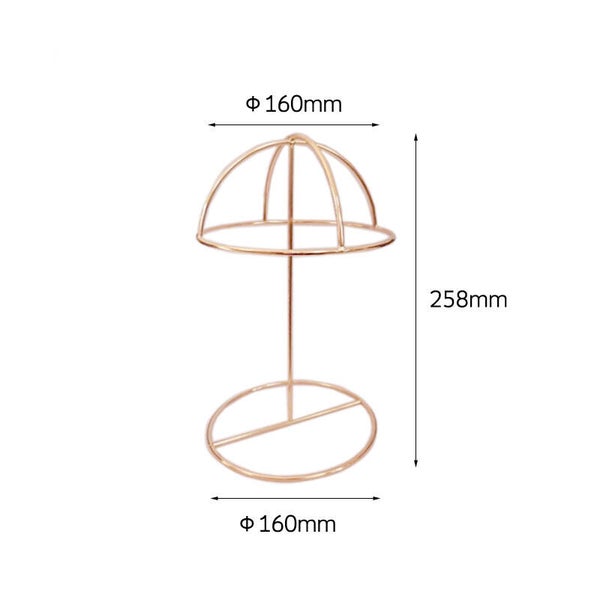 Johnson Headwear® Pruikenstandaard Laag Goud