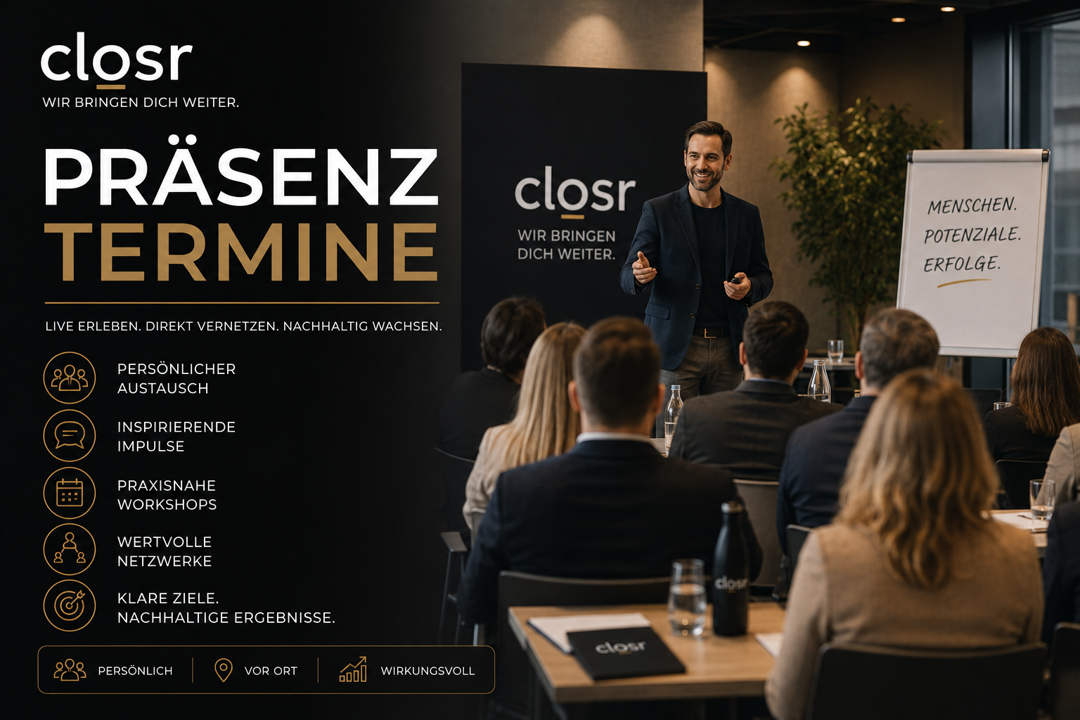 Präsenz-Termine – Sales Excellence & Persönliche Weiterentwicklung