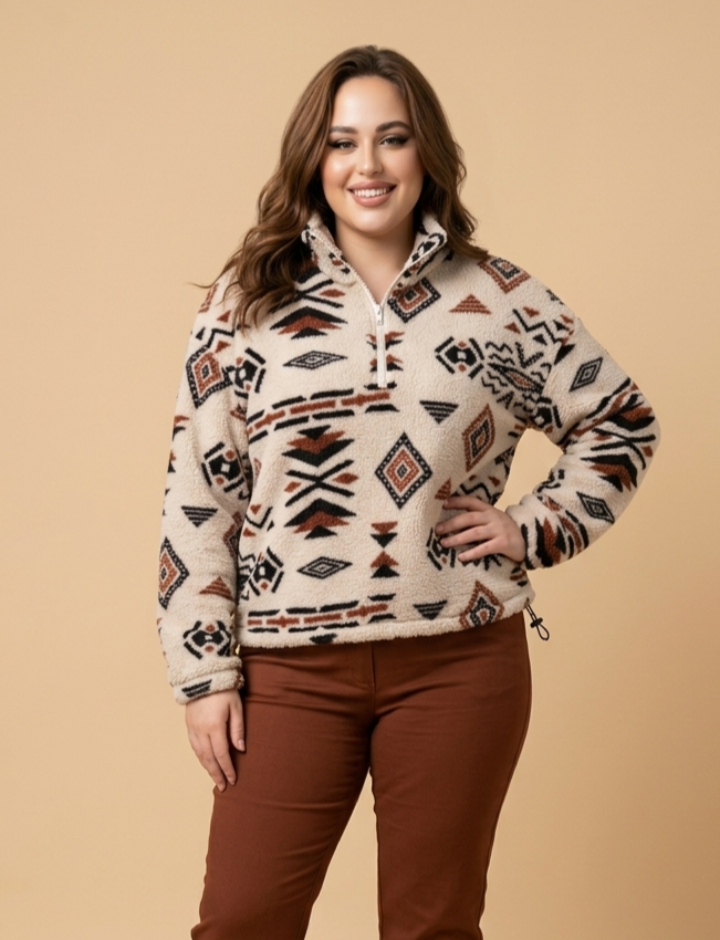 Fleece Trui Bohemian