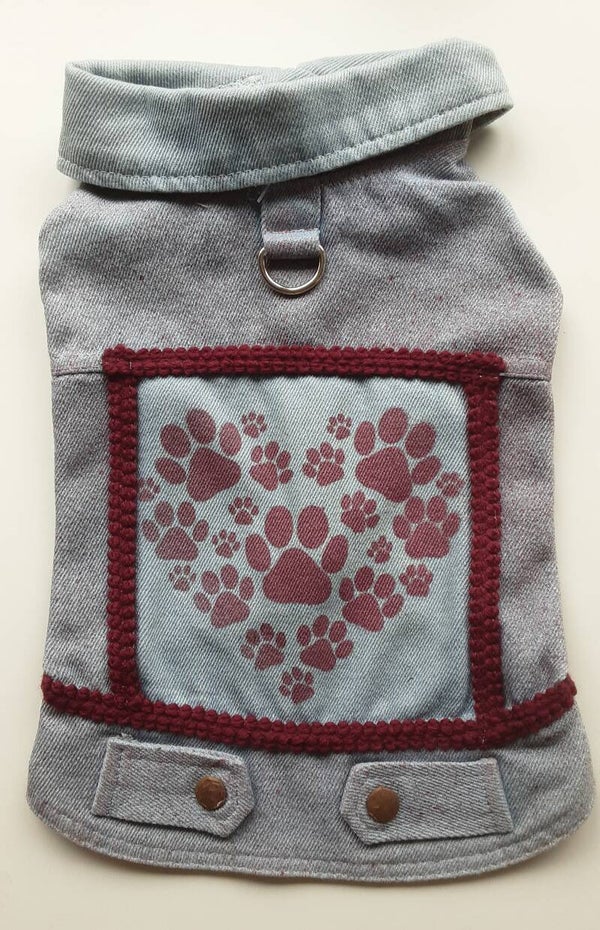 Gerestyled Jeansjasje voor je Hond , Maat M /9