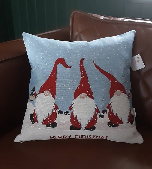 Sierkussen Kerstkabouters