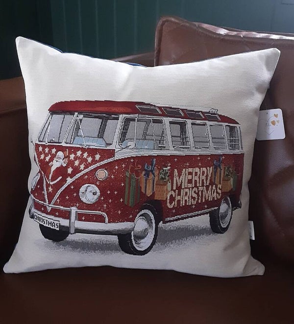 Sierkussen VW Keverbus, Kerst