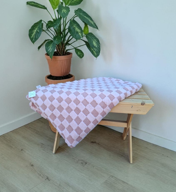 Hondenkleed Blokjes Roze