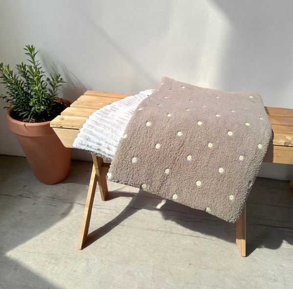 Hondenkleed Madelief, taupe