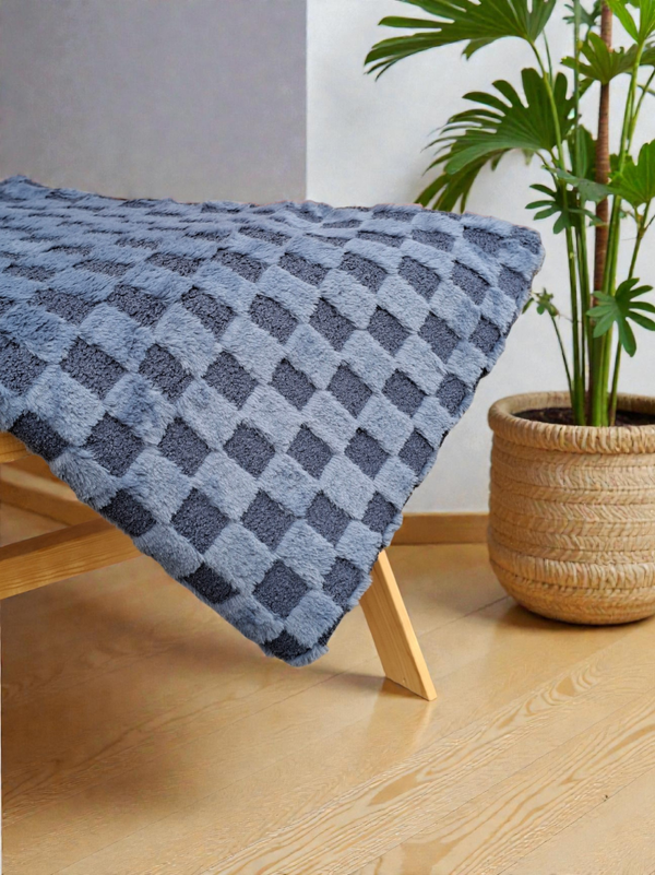 Hondenkleed Blokjes Blauw