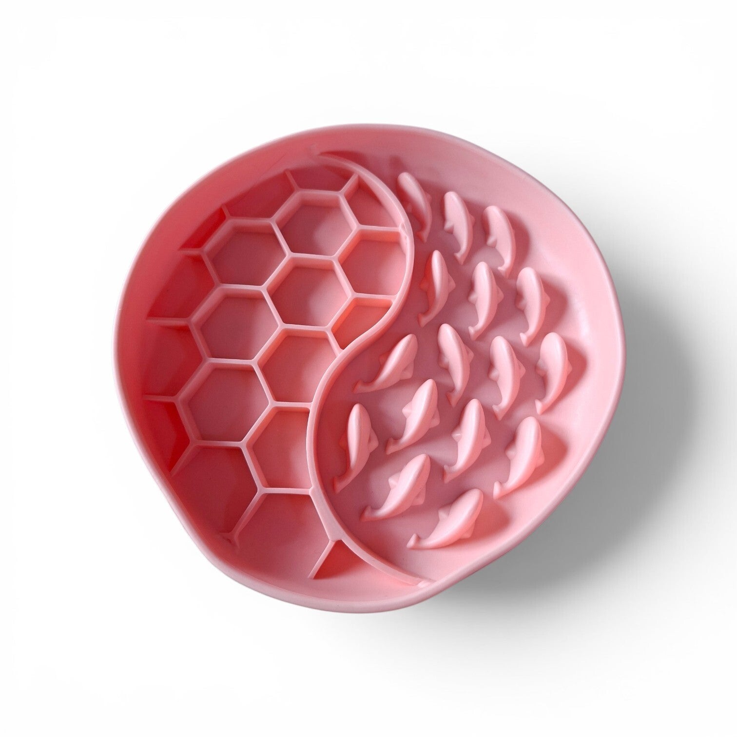 Anti-schrokbak – voor honden en katten (⌀ 20 cm), roze