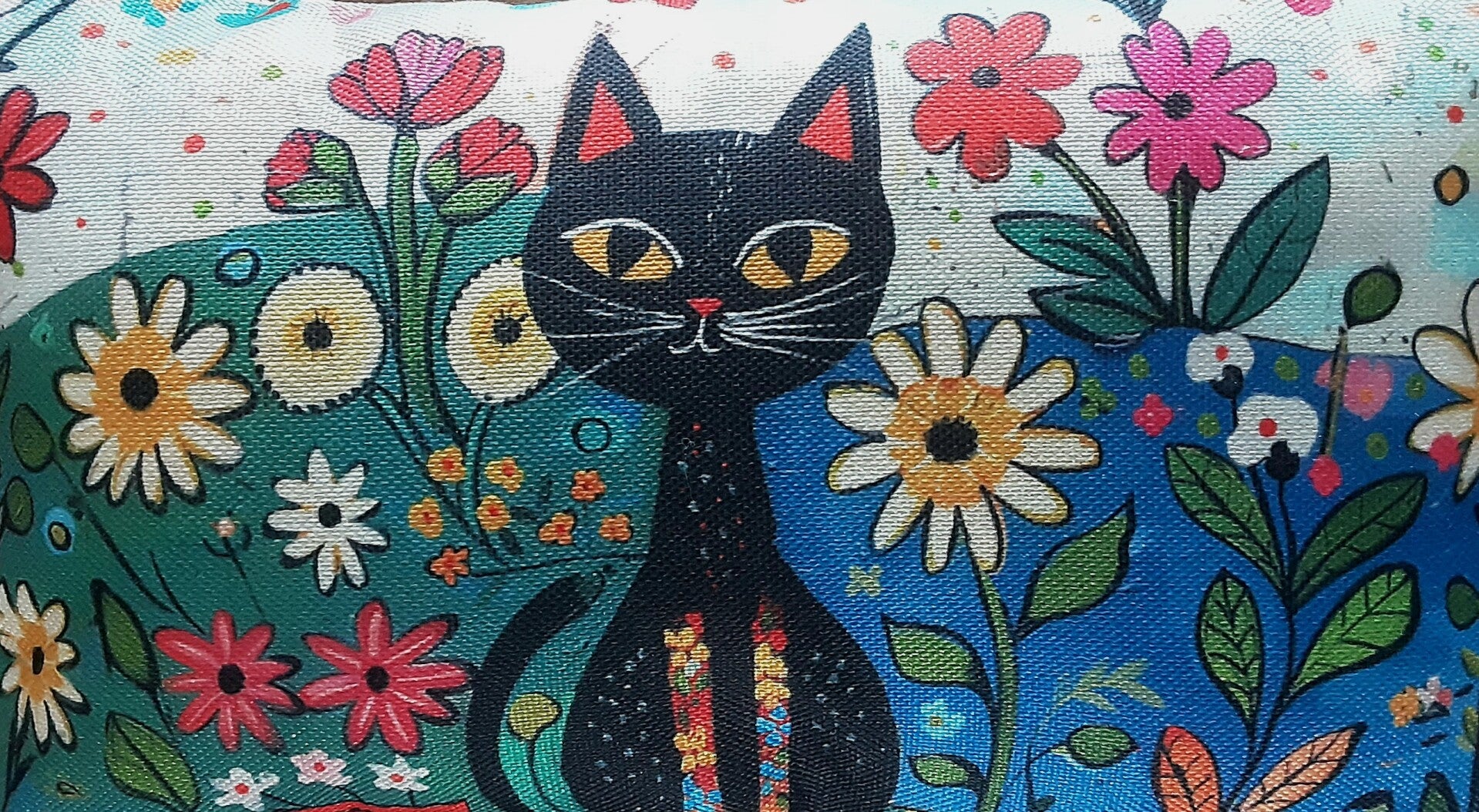 Lendekussen Bloemenpoes