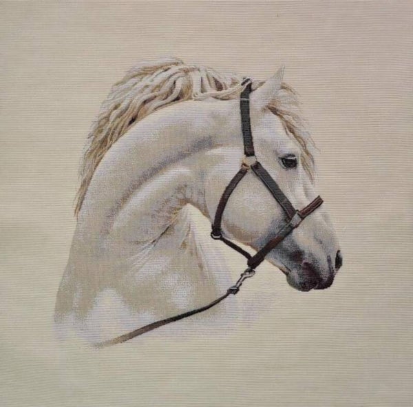 Sierkussen Wit Paard