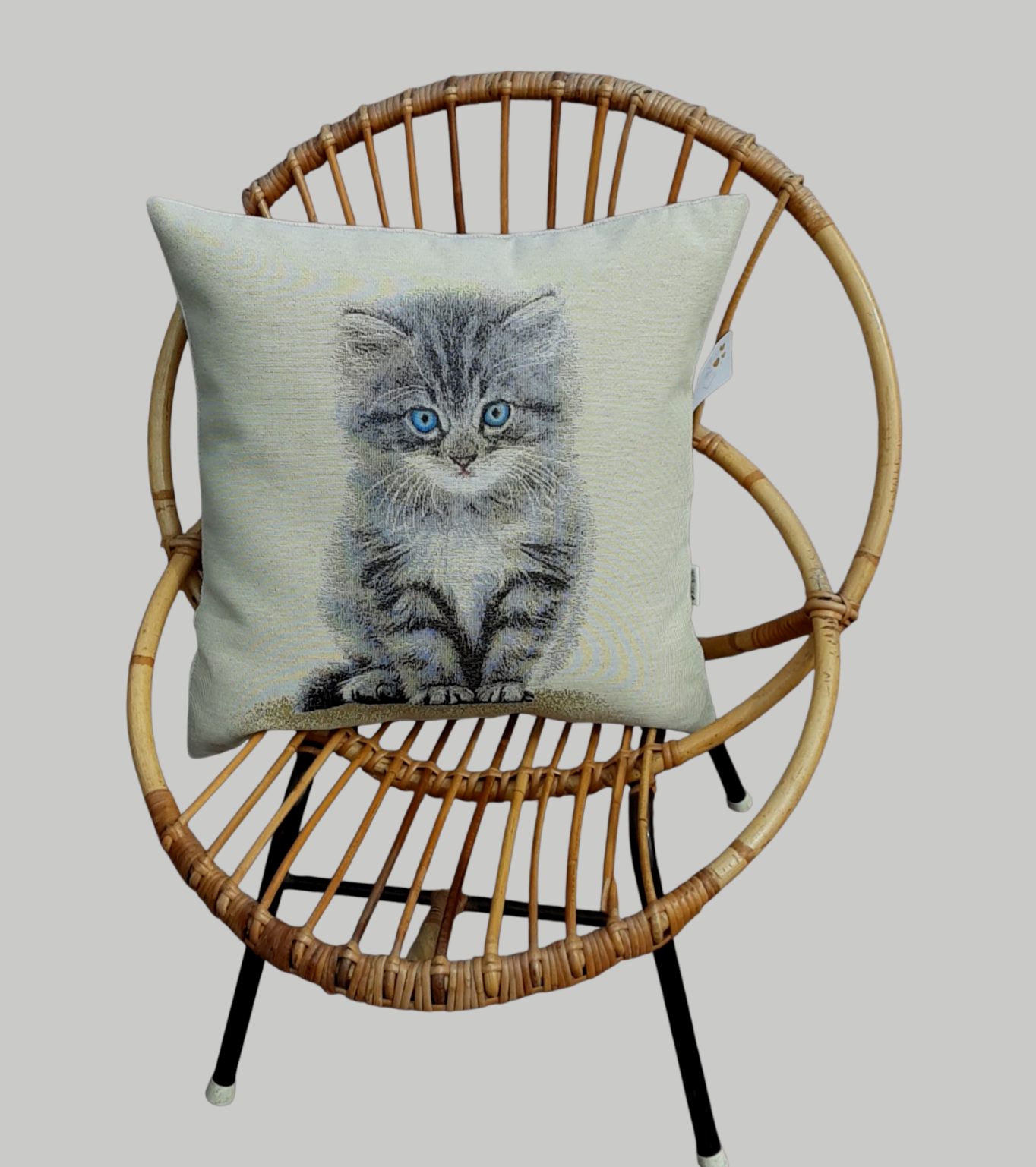 Sierkussen Kitten Grijs