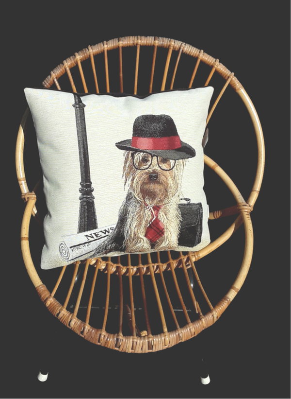 Sierkussen Yorkshire Terriër Heertje