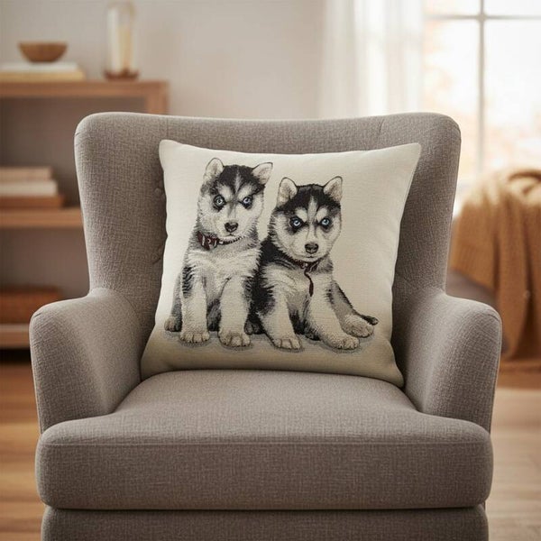 Sierkussen 2 Huskies