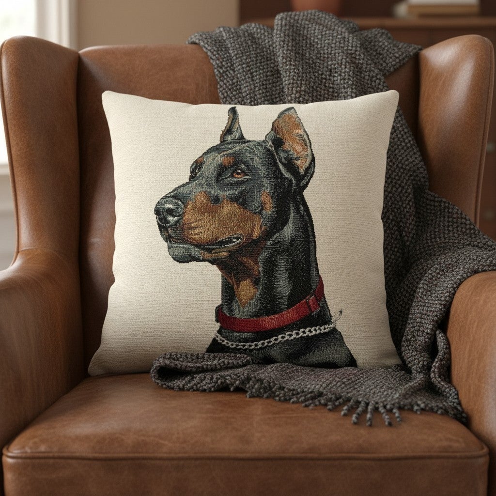 Sierkussen Dobermann