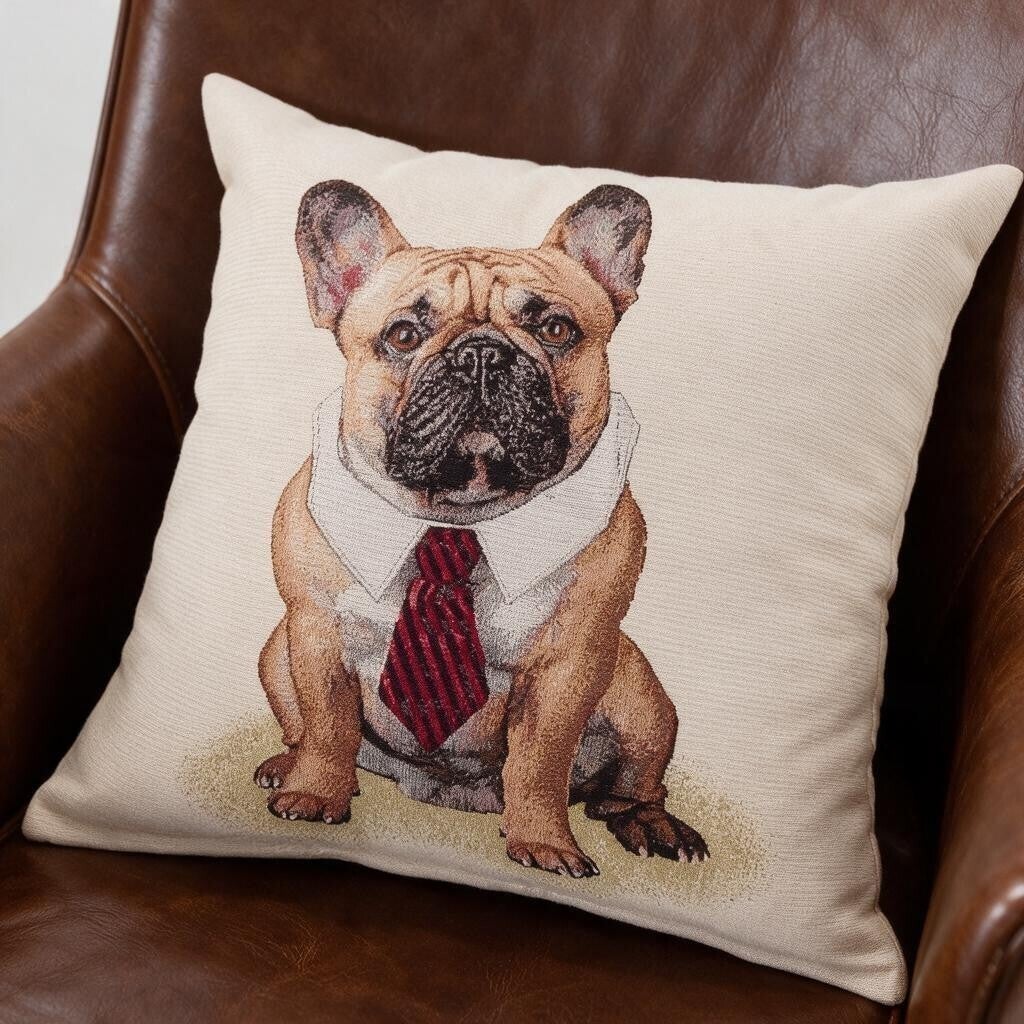 Sierkussen Franse Bulldog Heertje