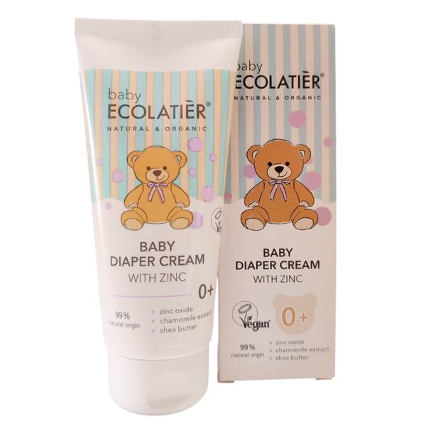 Crema Protectora Pañal Bebé con Zinc 0+ - Ecolatier Baby- 100ml.