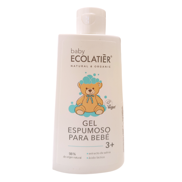 Gel Espumoso Bebé 3+ - Ecolatier Baby- 250ml.