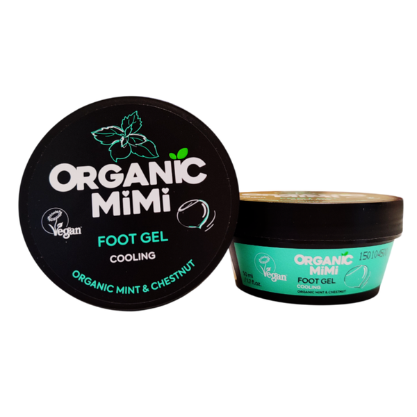 Gel de Pies Menta y Castaño- Organic Mimic- 50ml.