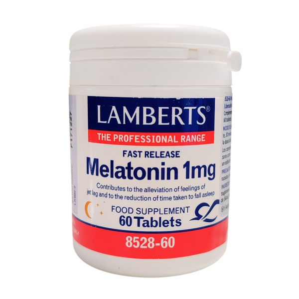 ¡25% DESCUENTO!- Melatonina 1 mg. Liberación Rápida- Lamberts- 60 comprimidos