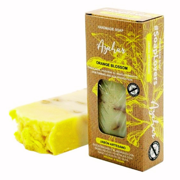 Jabón artesanal Azahar con aceite de oliva puro- 100gr.