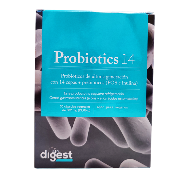 Probiotics14- Herbora- 30 cápsulas de 800mg.