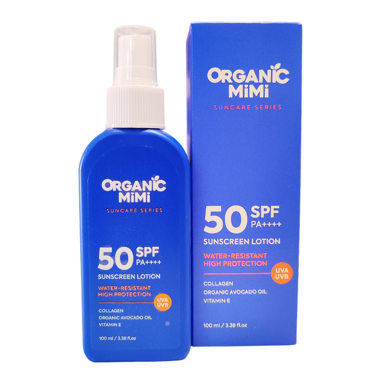 Protector Solar SPF 50 PA++++ - Organic Mimi- 100ml.