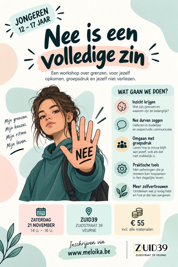 Workshop: Nee is een volledige zin