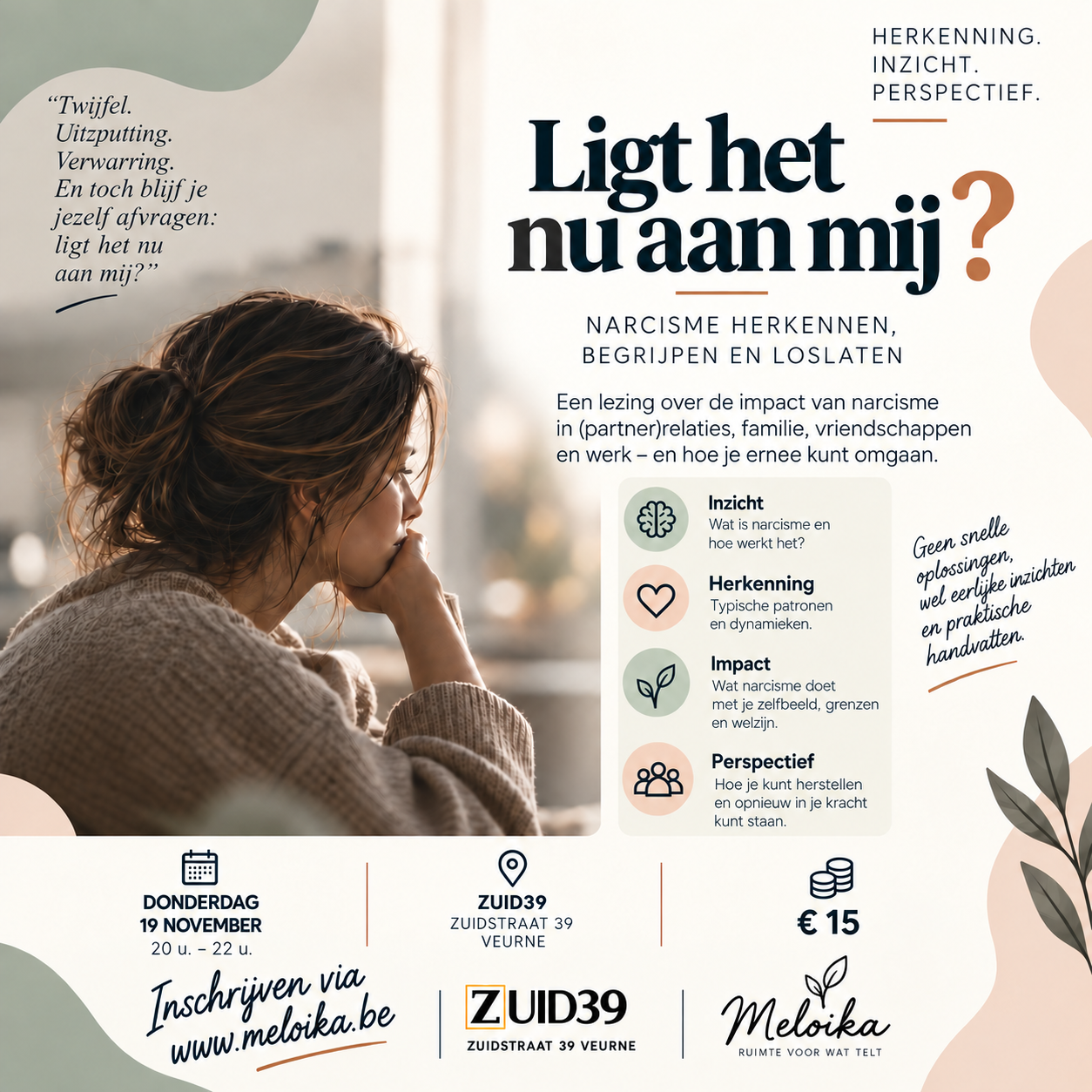 Lezing: Ligt het nu aan mij?