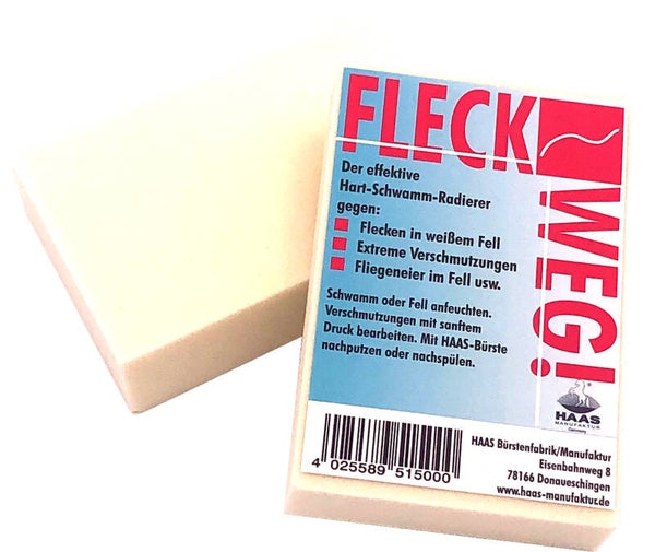 Haas Fleck weg !