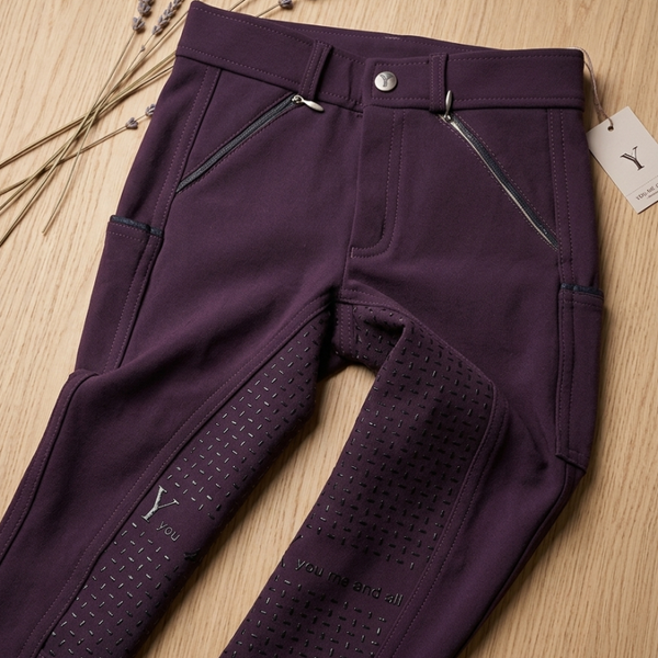 Reithose Kinder Lila
