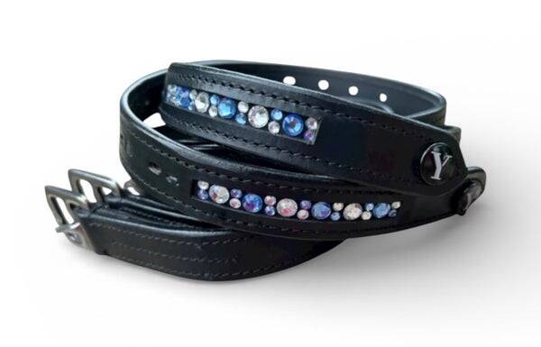 Steigbügelriemen Eisblau