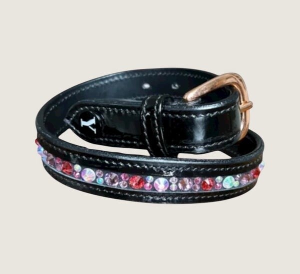 Gürtel Mit Strass und Lack