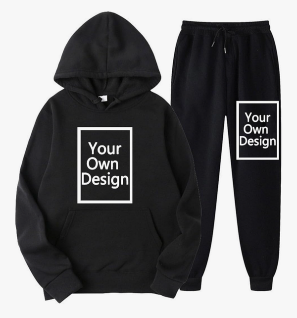 Custom Sweatshirt Sets For Women-Black