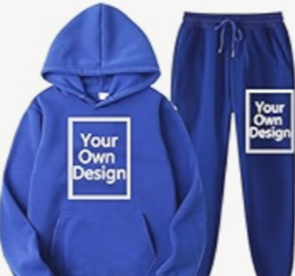 Custom Sweatshirt Sets For Women-Royal Blue