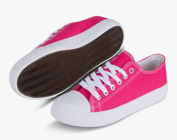 Canvas Shoe For Women Hot Pink