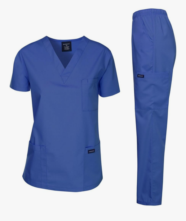 Scrubs For Women-Royal Blue