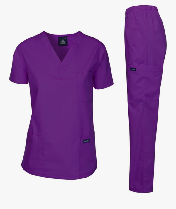 Scrubs For Women-Purple