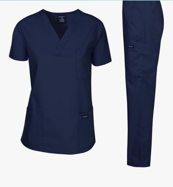 Scrubs For Women-Navy Blue