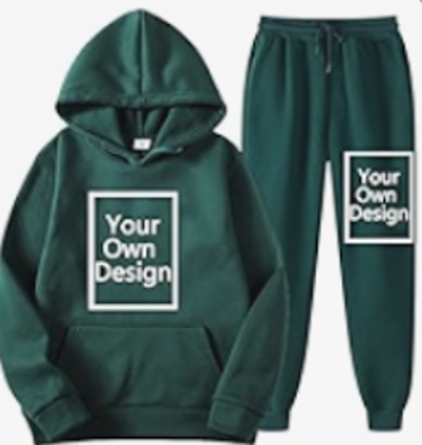 Custom Sweatshirt Sets For Women-Green