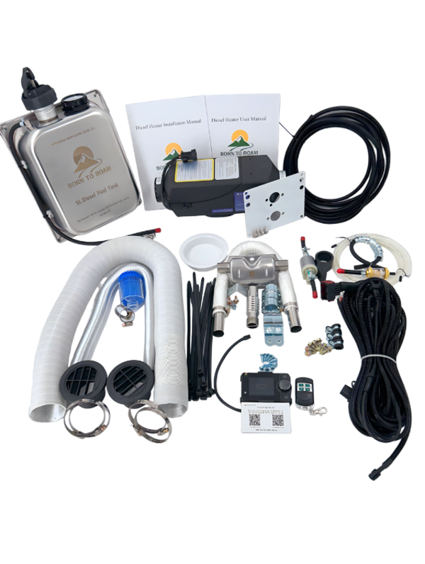 Born To Roam 2KW Diesel Heater Kit