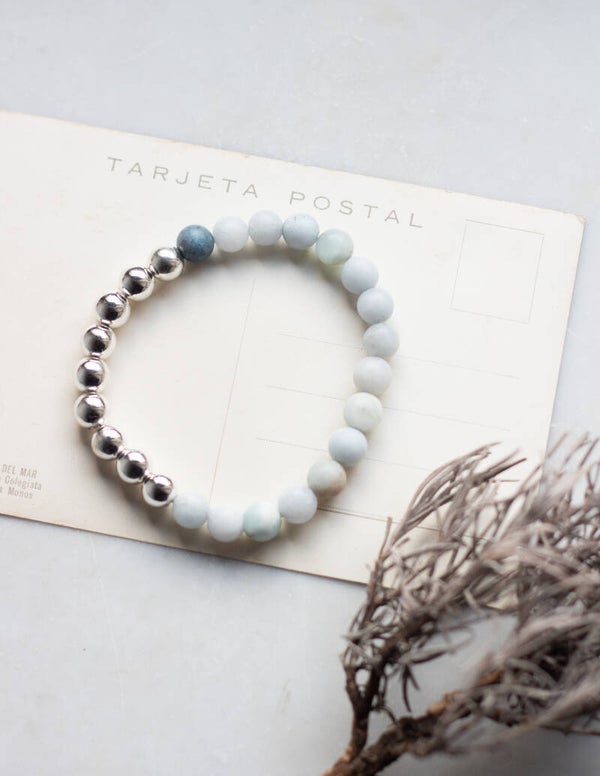 CLARITY FLOW BRACELET AQUAMARINE
