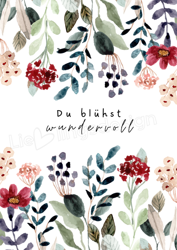 Du blühst wundervoll - Blumenmeer