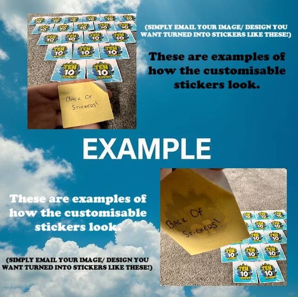Stickers - (Customisable)