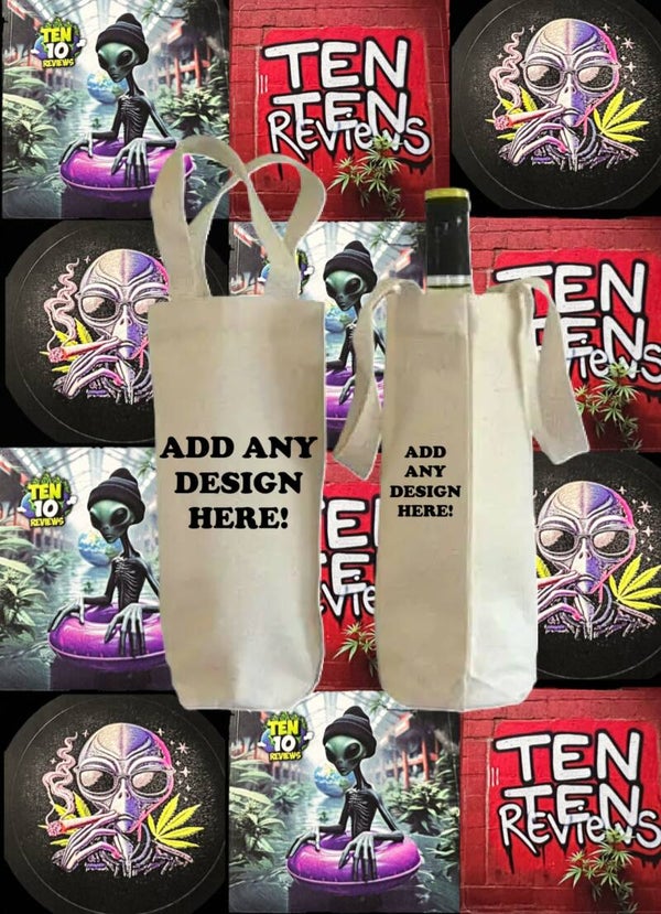 Wine Bottle Bags - (Customisable)