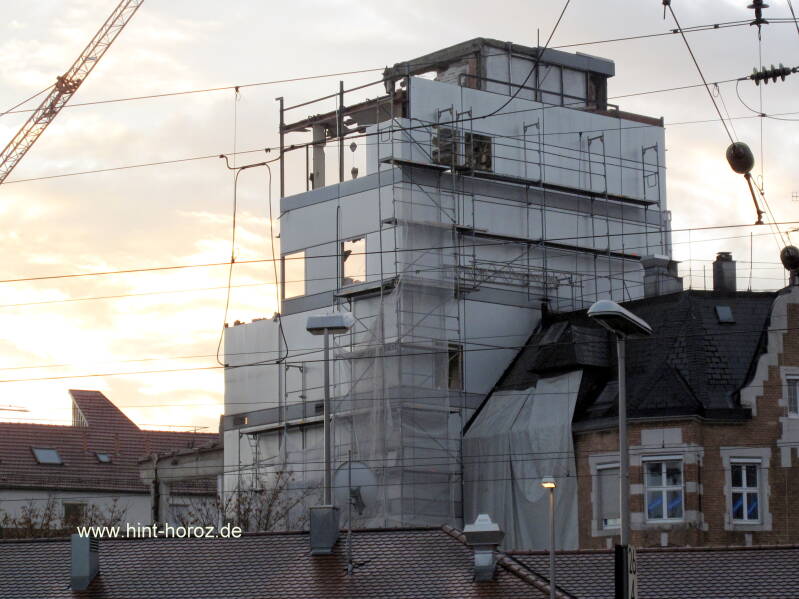 Alter Postturm Beginn Abriss