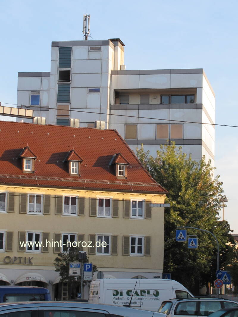 Alter Postturm 2009 vor Abriss